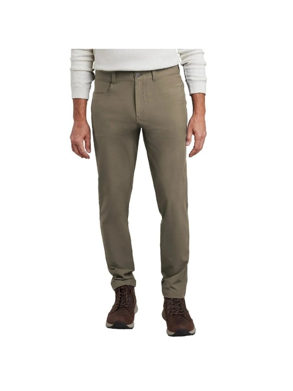 NWT Kirkland Signature Men's 30x32 Stretch Tech Pants Tan 4-Way Stretch UPF 50